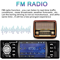 Miniatyrbild 4 av 5: Biladapter 1 Din 4,1 tums bilradio Bluetooth 4,2 Fjärrkontroll Flerfärgad belysning Audio Video MP5-spelare TF USB Bilstereo Snabbladdning