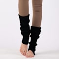 Miniatyrbilde 3 av 8: Ballet Legwarmere for Kvinner Strikkede Stirrup Legwarmere Grey