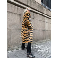 Miniatyrbilde 8 av 11: Dame Faux Fur Jakker Vinter Tigerfrakker Løse Pelsjakker S