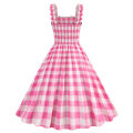 Pikkukuva 3 / 10: Naisten Vintage-mekot 1950-luvun Retro Swing-mekko Elokuvahahmo Cosplay-asu Style 1 2XL