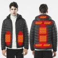 Miniatyrbilde 2 av 5: Oppvarmede jakker for menn Oppvarmede vinterjakker hettegenser 2XL