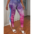 Pikkukuva 6 / 8: Merenneito Leggingsit Naisille Kalanruoto Leggingsit Style 1 XL