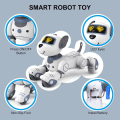 Miniatyrbillede 4 af 8: Fjernstyret Robot Hund, RC Interaktiv Intelligent Gående Dansende Robot Legetøj GRAY