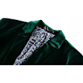 Miniatyrbilde 3 av 6: Herre Velvet Blazer Slim Fit Mote Solid Dressjakke Green L