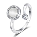Miniatyrbild 1 av 5: Guldångest Ring för kvinnor, Fidget Ringar för Ångest för Kvinnor Style1