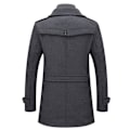 Miniatyrbild 3 av 4: Trenchcoat, vinterjacka i ullblandning för män grey M