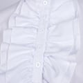 Miniatyrbild 5 av 7: Dam Blus i Viktorianisk Stil, Långärmad, Gotisk Topp White XL