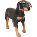 Miniatyrbild 2 av 8: Plushdjur i svart labrador/pitbull-mix 70cm