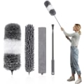 Miniatyrbillede 1 af 7: 4 stk. Mikrofiber Fjerstøvsuger med Lang Forlængelsesstang 4PCS