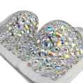 Miniatyrbild 3 av 10: Dam Sparkle Glitter BH Top Dansande Crop Tops XL