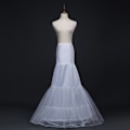 Miniatyrbilde 1 av 2: Petticoat for kvinner - Mermaid Petticoat, Fiskestjert Underskjørt, Gulvlang Trompet Crinoline A