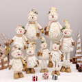 Miniatyrbilde 4 av 8: Snømann Juletrepynt Snømann Plysj Leke Style4