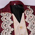 Pikkukuva 2 / 7: Miesten keskiaikainen steampunk-takki Victorian kirjallisuus retro gootti pukukoodi Red M
