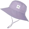 Pikkukuva 1 / 4: Vauvan aurinkohattu hymynaamalla UPF 50+ taaperoikäisten bucket-hattu pojille ja tytöille purple 54