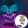 Pikkukuva 1 / 8: Halloween-LED-naamio, Valoisa Pelottava Naamio Style 1
