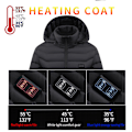 Miniatyrbild 3 av 5: Dam Smart Heating Bomullskläder USB S