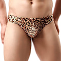 Miniatyrbild 4 av 5: Underkläder med print för män Gray leopard print 2XL