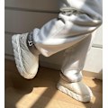 Pikkukuva 6 / 7: Naisten Bootie-Tossut Lämpimät Pehmeät Liukumattomat Sisätossut Beige 40-41