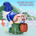 Miniatyrbillede 3 af 9: Jule-Nisse Boblemaskine, Bobleblæser Sjov Legetøj Blue