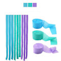 Pikkukuva 1 / 5: 3 kpl Syntymäpäiväjuhlan Taustakoriste Crinkle Paper Mermaid