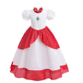 Miniatyrbild 1 av 9: Rosa Prinsessklänningar för Barn Jul Cosplay White 150CM