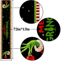 Miniatyrbillede 2 af 9: Grinchmas Bordløber Glædelig Jul Whoville Vinterferie Fest Hjem Decor Style 1