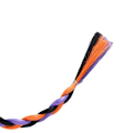 Miniatyrbillede 5 af 6: 7 stk. Halloween Parykker Fletninger Damer Vridne Fletninger 35CM