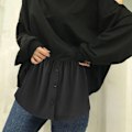 Pikkukuva 4 / 7: Naisten paita-pidennys 4 kpl säädettävää väärennettyä kerrospäällystettyä leggings-paitaa 4PCS 4XL