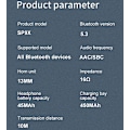 Miniatyrbild 9 av 10: Trådlösa Hörlurar Bluetooth 5.3 Hörlurar In-Ear Touch Control