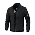 Miniatyrbillede 1 af 10: Mænds Bomberjakker Varsity Flight Jacket Black XL