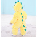 Miniatyrbillede 4 af 6: Nyfødt Baby Jumpsuit med Hætte Fleece Rompers Langærmede Onesies Udetøj Outfits Yellow 80