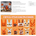 Miniatyrbillede 9 af 9: 100 stk Halloween Godteposer til Trick or Treat Fest Set 2