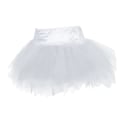 Miniatyrbilde 5 av 6: Tutu-skjørt for kvinner, danseskjørt for cosplay-fest White 5XL