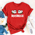 Miniatyrbillede 2 af 4: Boo Bees Sjove Par Halloween Kostume Til Voksne Red M