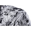 Miniatyrbillede 3 af 8: Mænds Langærmet Cardigan-Knap Trykt Lapel Skjorte White XL