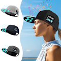 Pikkukuva 3 / 11: Bluetooth-kaiutinhattu, säädettävä musiikkihattu Bluetooth-lippis Black