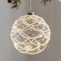 Miniatyrbillede 1 af 6: LED Glas Juletræskugler Lysende Julepynt Indendørs Velegnet Style1