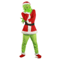 Miniatyrbild 1 av 5: Vuxen Cosplay Kostym, Julgrön Monster Kostym Set S