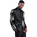 Miniatyrbillede 2 af 6: Herre 2-delt Suit Casual Slim Fit Prom Suit Black S