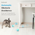 Miniatyrbilde 9 av 10: Interaktivt Katt Lekeball, Automatisk 360° Selv-Roterende Rulleball Blue