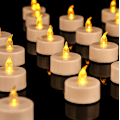 Miniatyrbild 5 av 5: Flamlösa LED-ljus för bröllopsfest 12 PCS