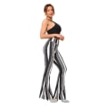 Miniatyrbild 2 av 4: Print Stretch Bell Bottom Flare Palazzo Byxor Byxor style 3 S
