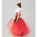 Miniatyrbillede 5 af 9: Halloween Dronning af Hjerter Puffy Kjole XL