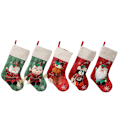 Miniatyrbild 4 av 8: Julstrumpor 5-pack, 18'' Julsäckar för Heminredning