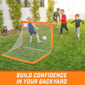 Miniatyrbillede 6 af 6: 4 ft x 3 ft Bærbar Fodboldmål til Børn, Pop Up Net til Haven 1pcs