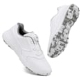 Miniatyrbilde 1 av 11: Dame Golf Sko Spikeless Vanntett Golf Sport Sneakers White Grey 37