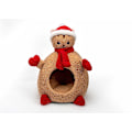 Miniatyrbild 3 av 4: Julkattsäng, Kan Användas Som Julkattslåda Khaki L