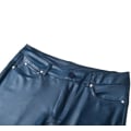 Miniatyrbild 3 av 5: Leggingsbyxor i konstläder för kvinnor black M