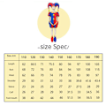 Miniatyrbilde 5 av 5: Digital Circus Kostyme for Barn Pomni Kostyme Jumpsuit Style 6 130