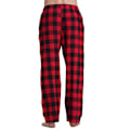 Miniatyrbillede 5 af 10: Mænds Plaid Pyjamasbukser, Bløde Lounge Pyjamasbukser med Lommer Red XL